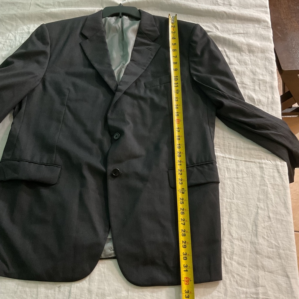 Hickey Freeman Loro Piana Madison Blazer Super 130's 100% Wool Mens 46 R USA - Picture 5 of 10
